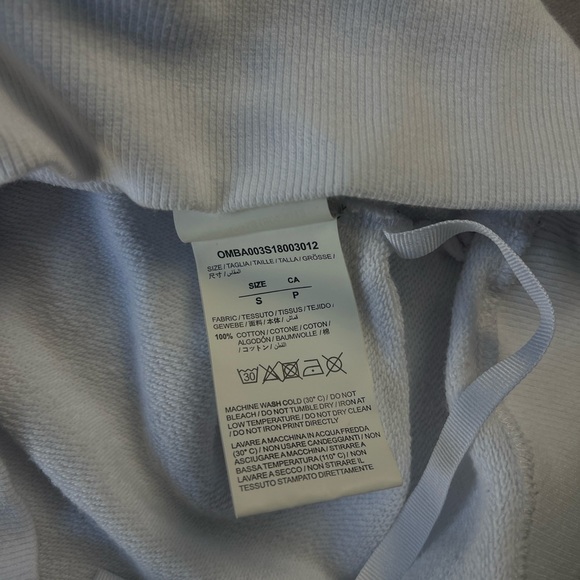 Off-White 02 Caravaggio White Painting Toronto Hoodie 2017 S Size - Picture 6 of 7